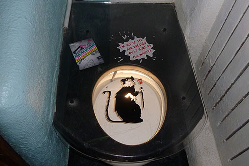 Clink78 hostel London prison cell bedside table